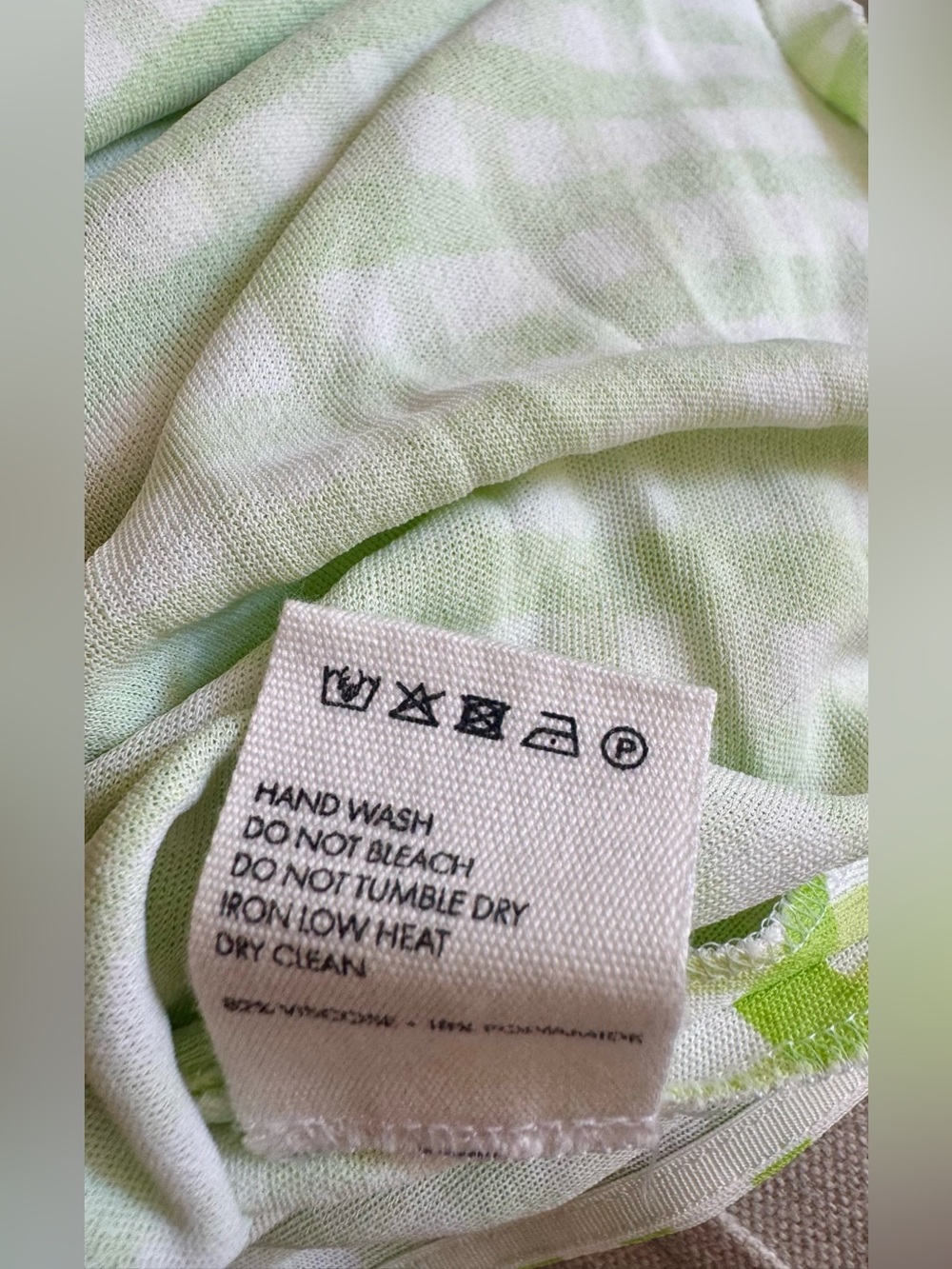Jacquemus “Le Splash” Plaid Check Green Dress, Excellent condition, Size US 2 - Picture 6 of 6